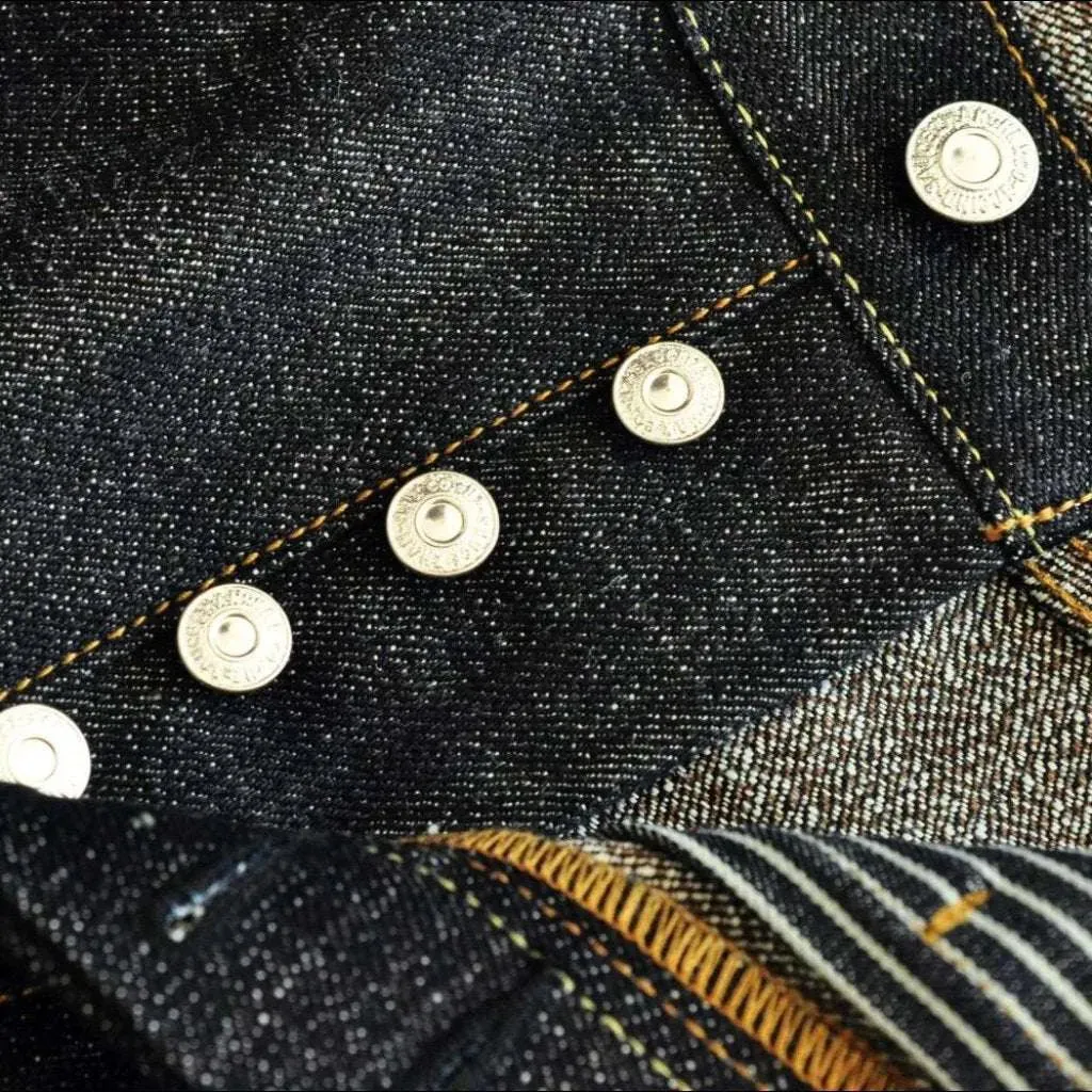 Heavyweight 16.5oz men's self-edge jeans