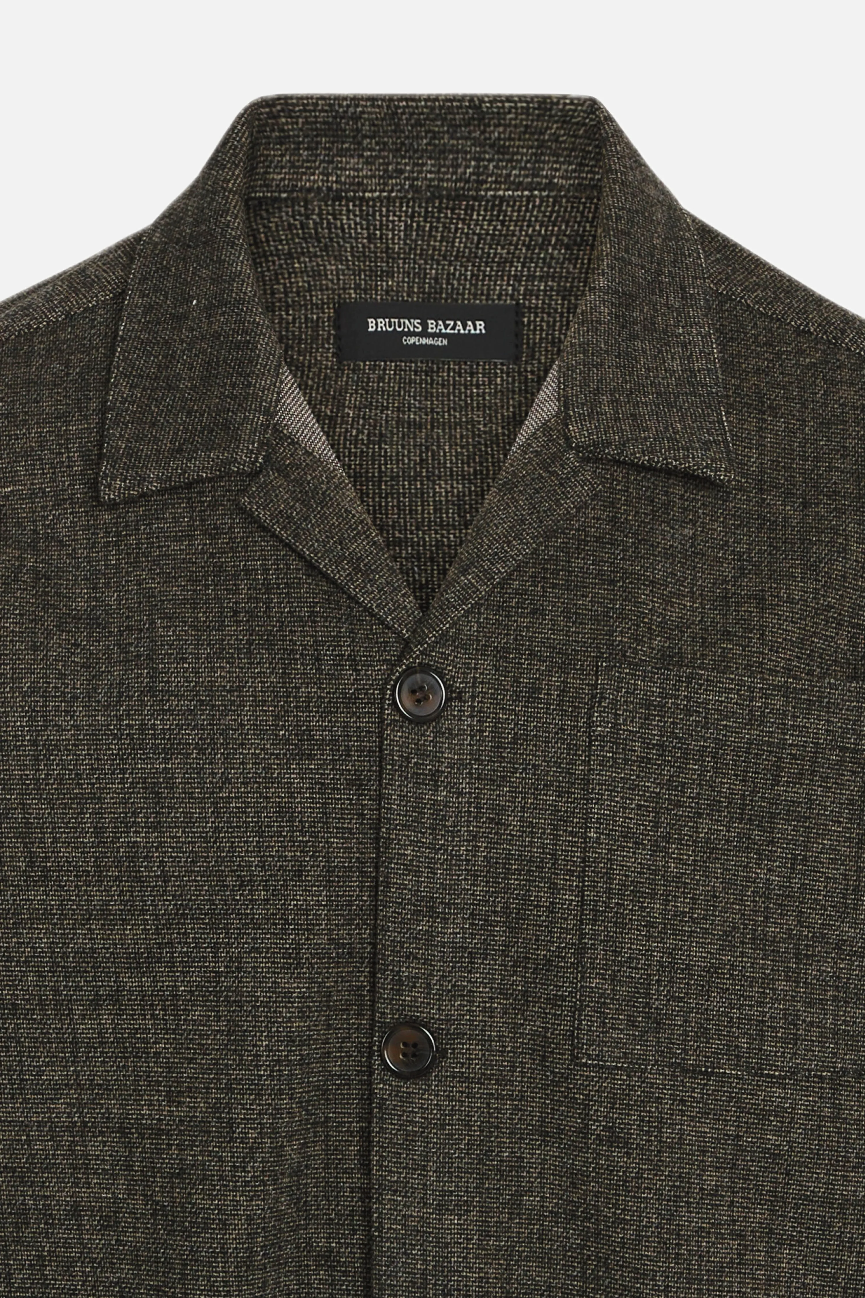 HollowBBStone shacket - Black Check