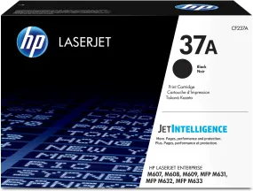 Hp 37A - Black - Original - Laserjet - Toner Cartridge (Cf237a)