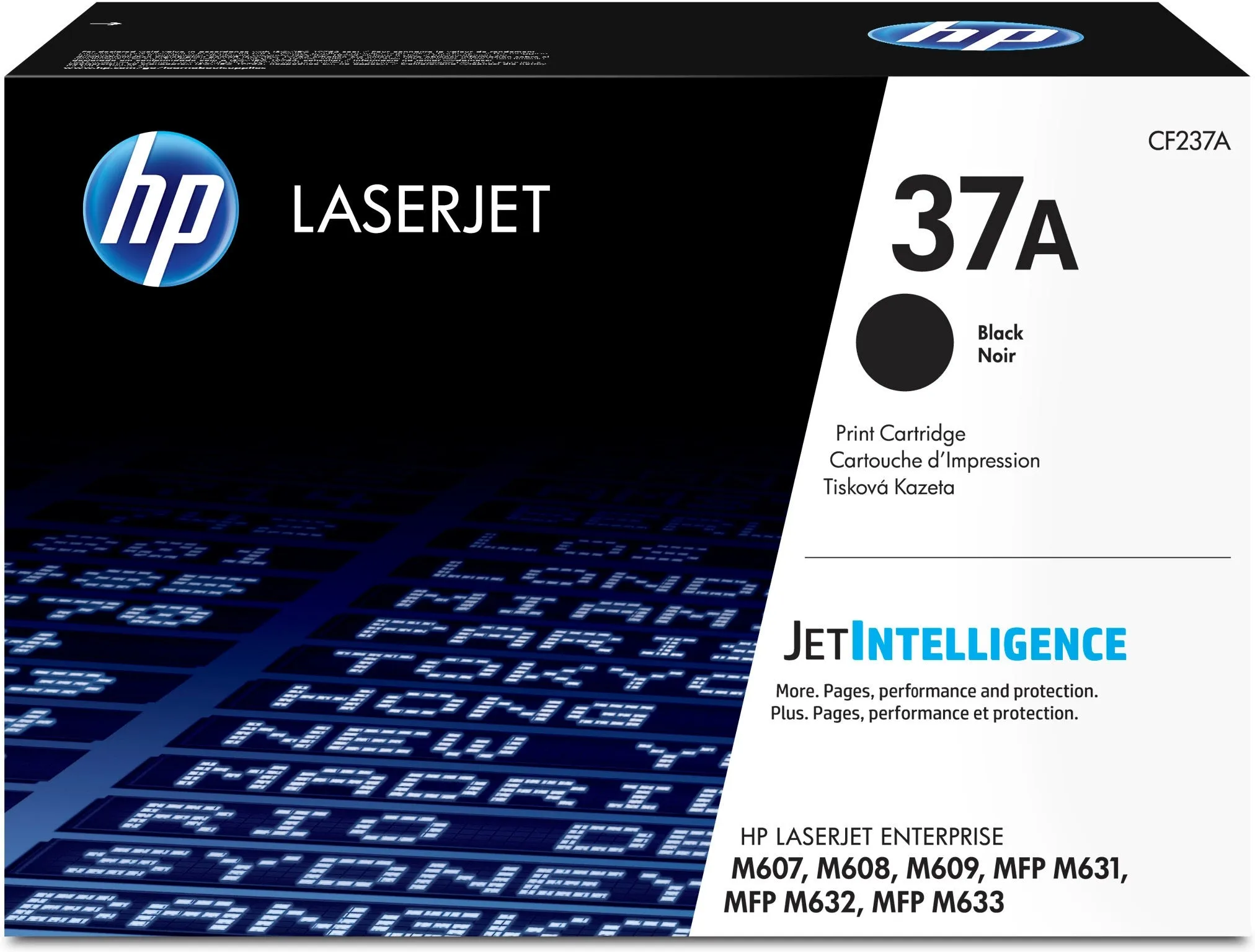 Hp 37A - Black - Original - Laserjet - Toner Cartridge (Cf237a)
