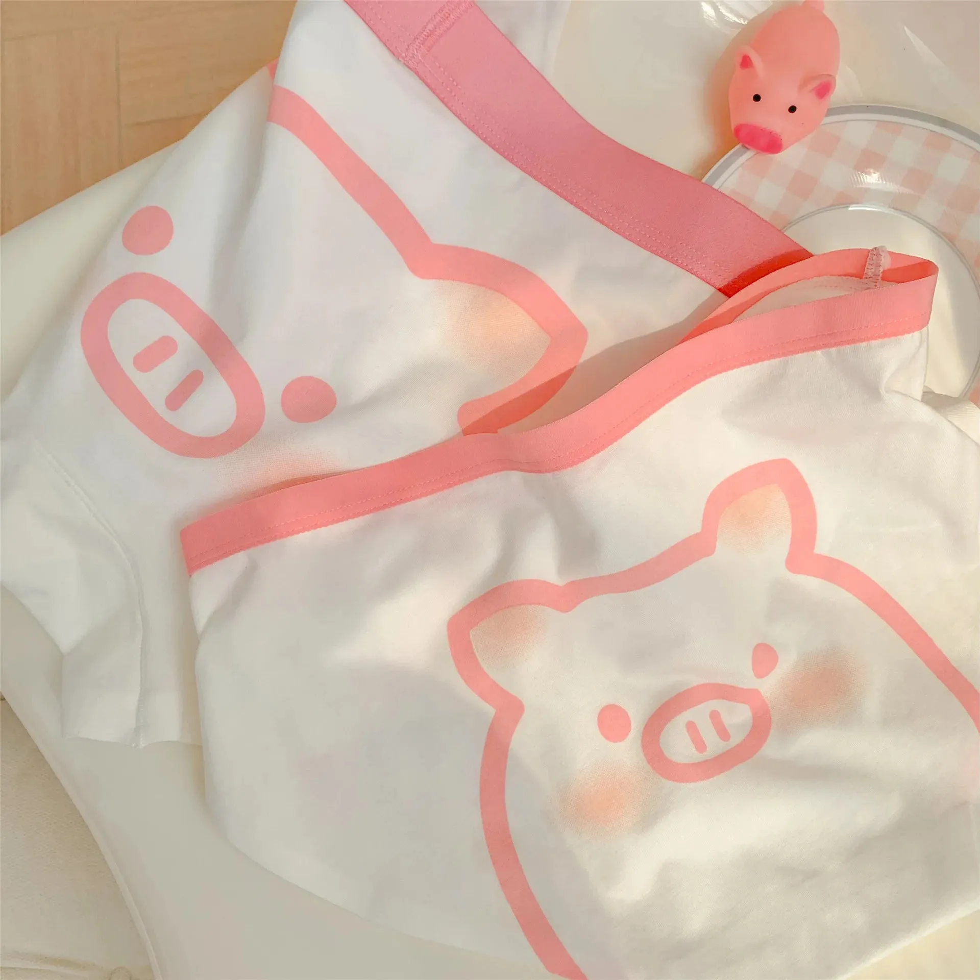 Kawaii Pig Matching Couple Underwear