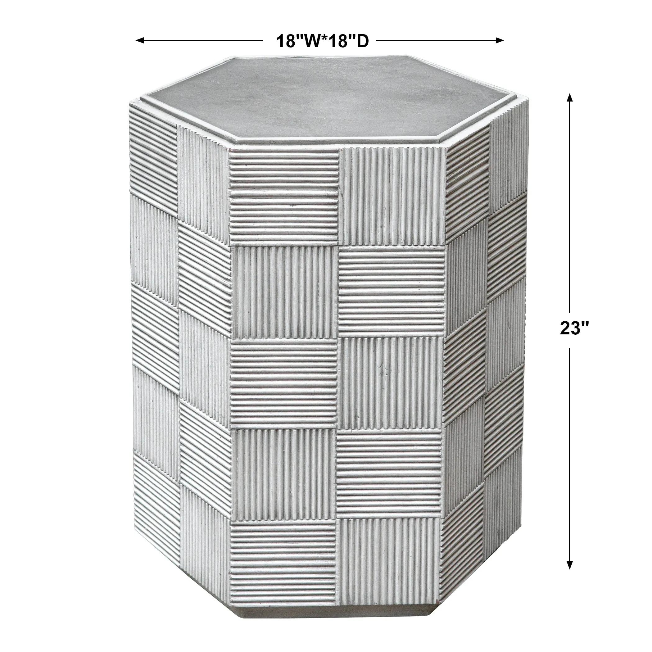 Uttermost Silo Hexagonal Accent Table