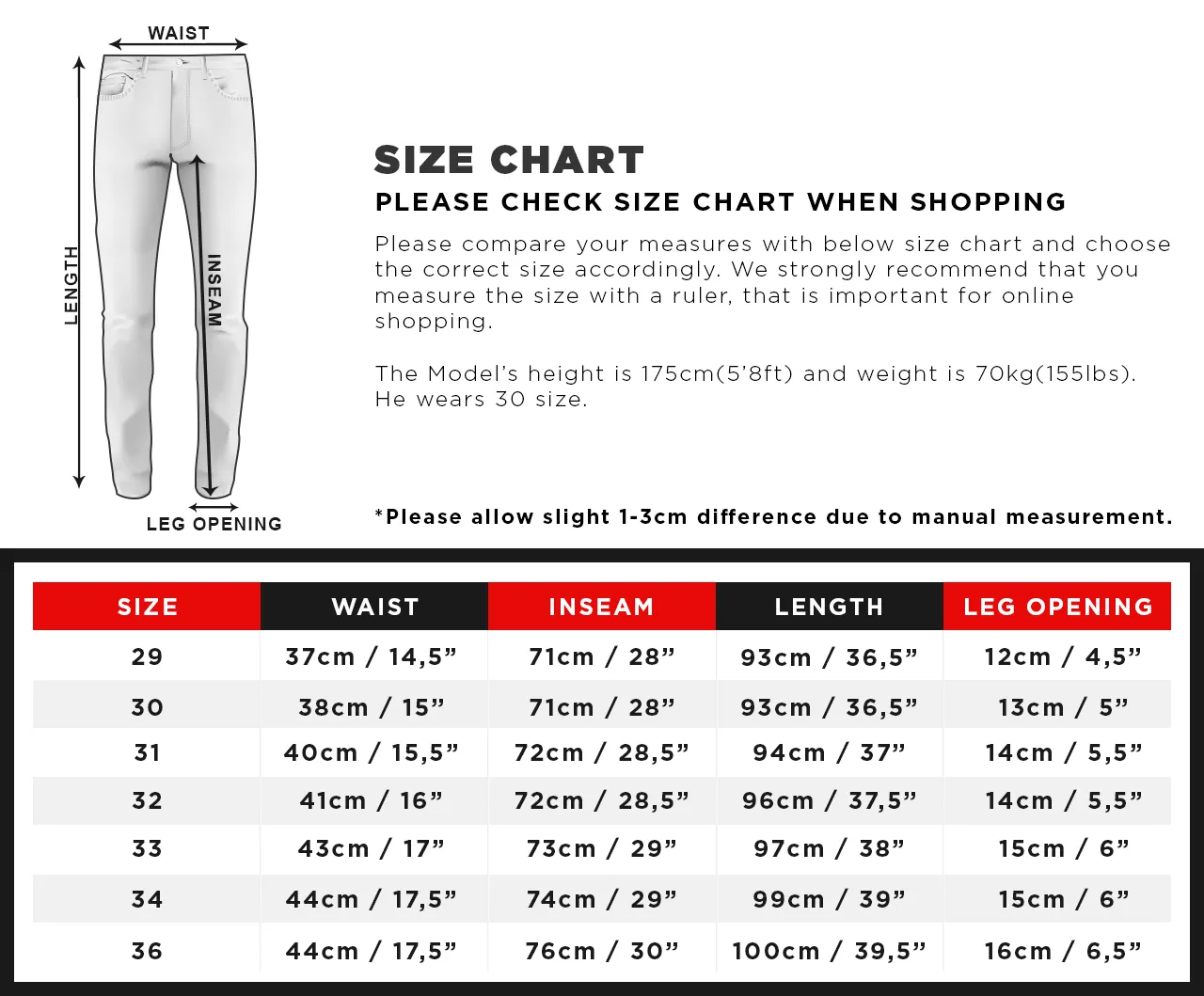 White Ripped Jeans - Black Type Print